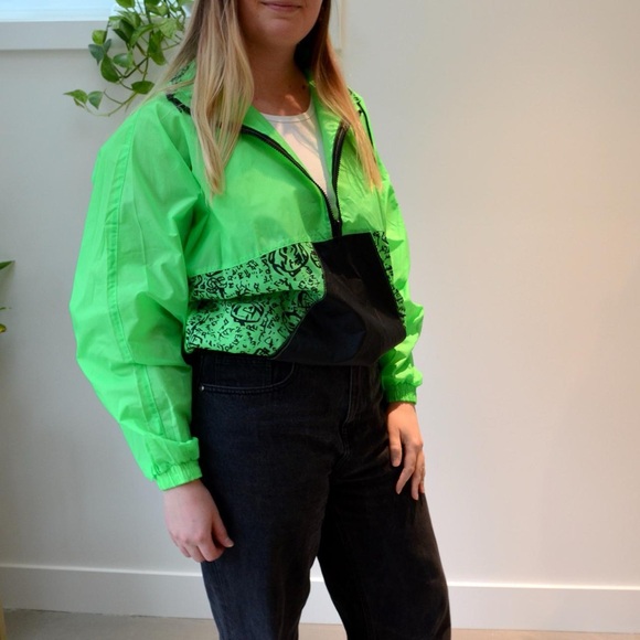Vintage neon windbreaker - Picture 5 of 6